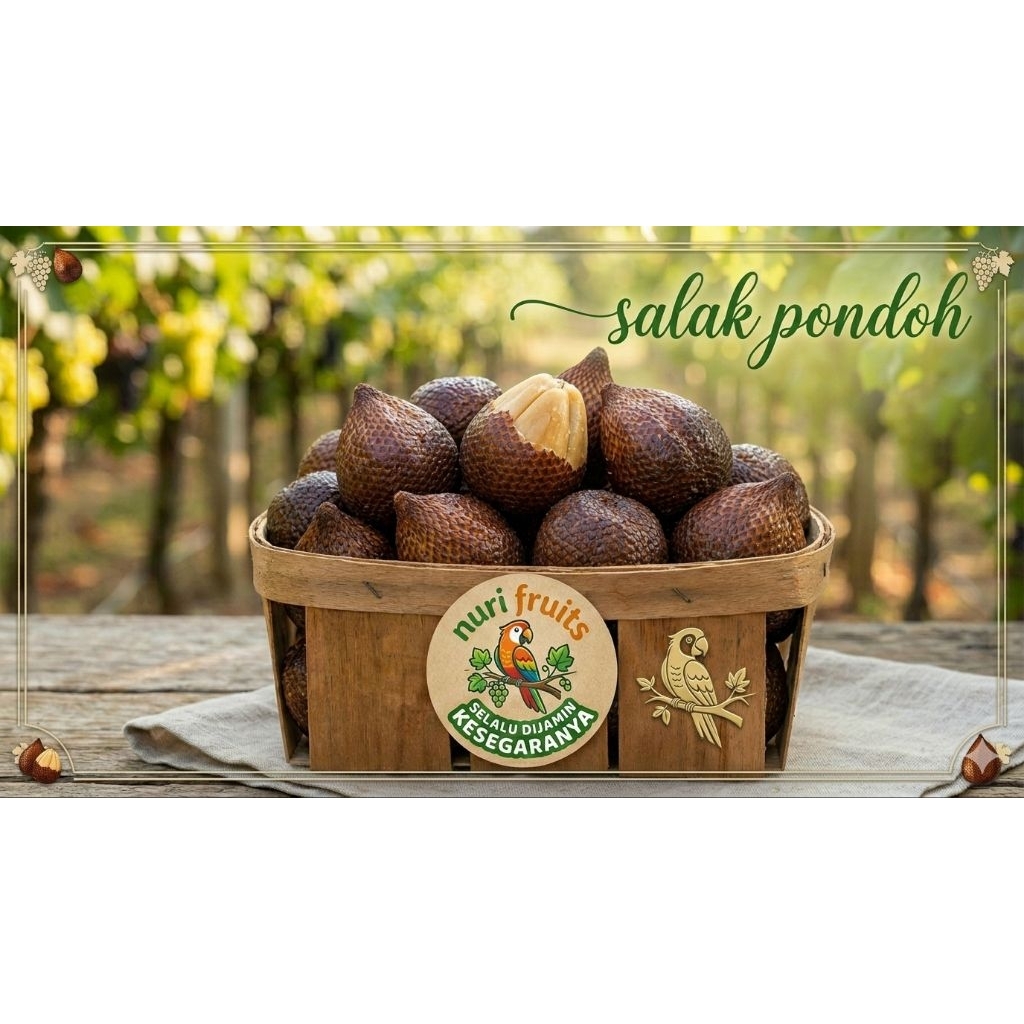 PROMOOOOOOO BUAH Salak pondoh|buah segar bandung|nuri fruits|1kg|salak manis|salak pondoh