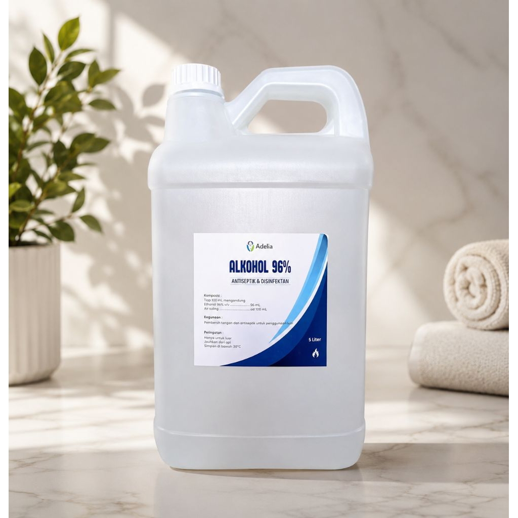 Alkohol murni 96% 5liter / Etanol 96% 5liter