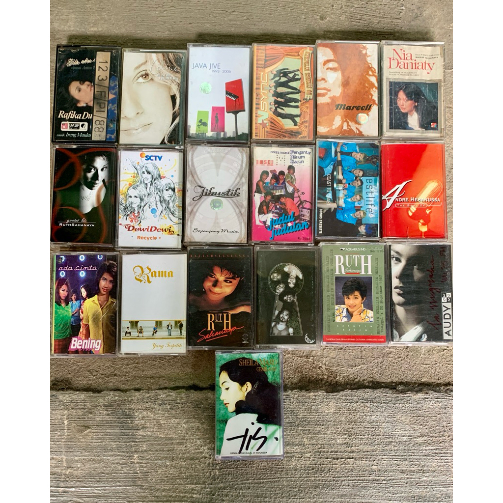 Kaset Pita / Kaset Indonesia / Kaset Barat