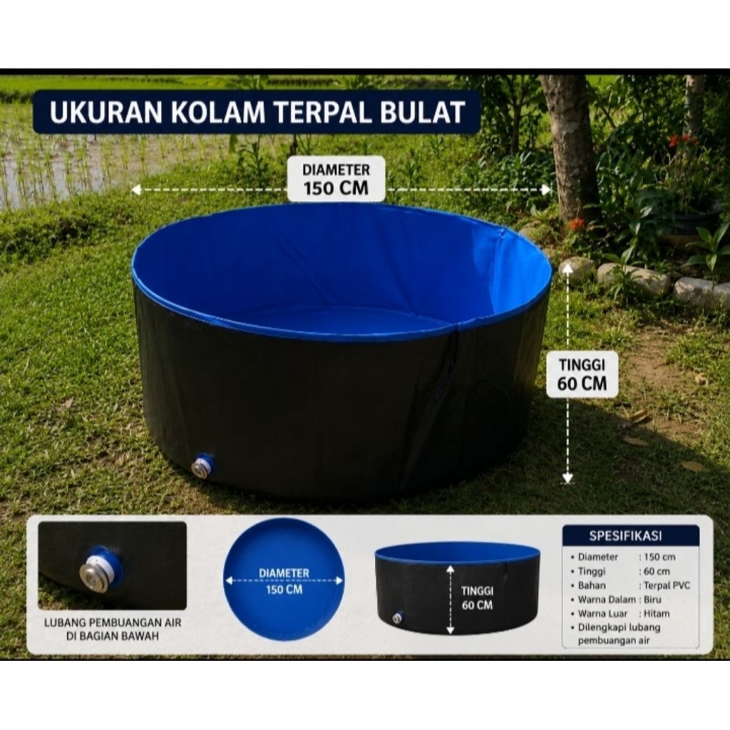 KOLAM TERPAL BUNDAR RANGKA TALANG