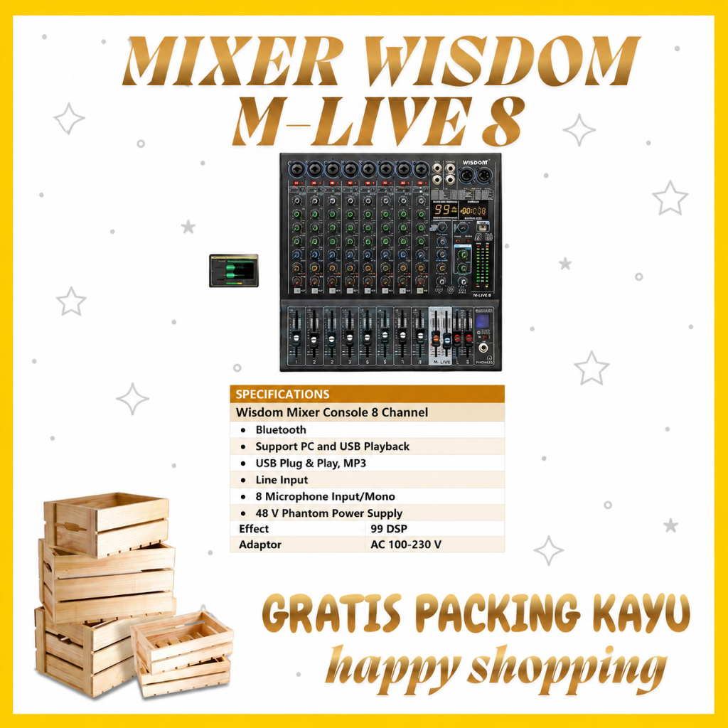 MIXER WISDOM M-LIVE8 Mlive8