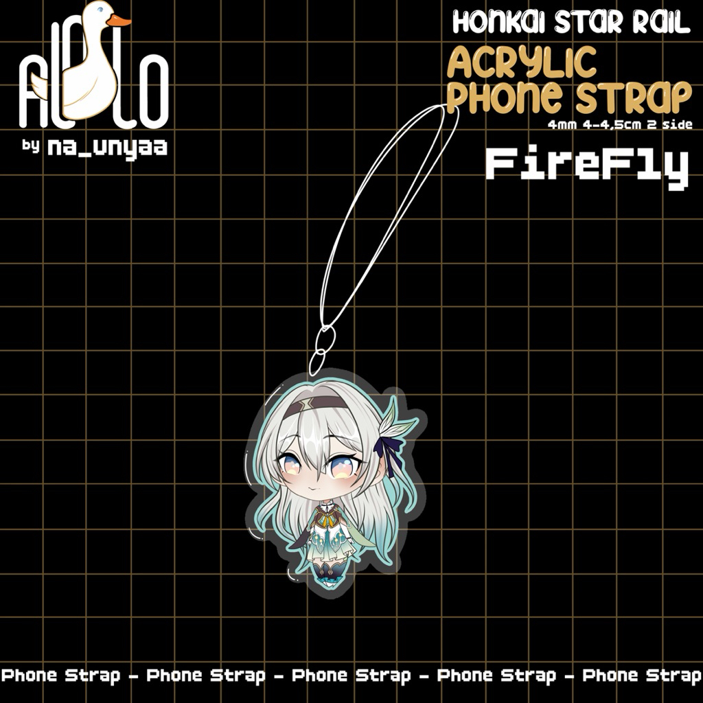 Acrylic Phone Strap - Firefly (Honkai Star Rail)
