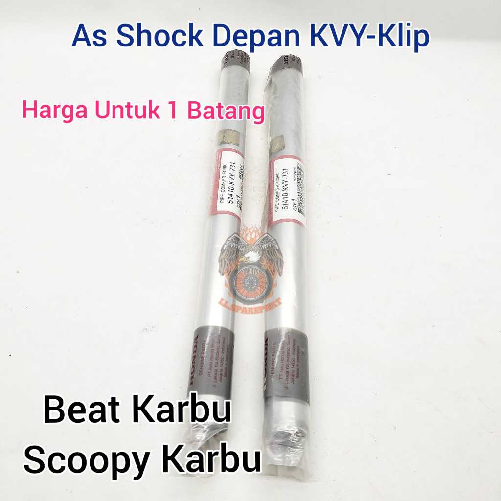 As Shock Shok Depan Honda KVY Beat Karbu Scoopy Karbu Pipa Halu Batang Bambu Sok Ori AHM