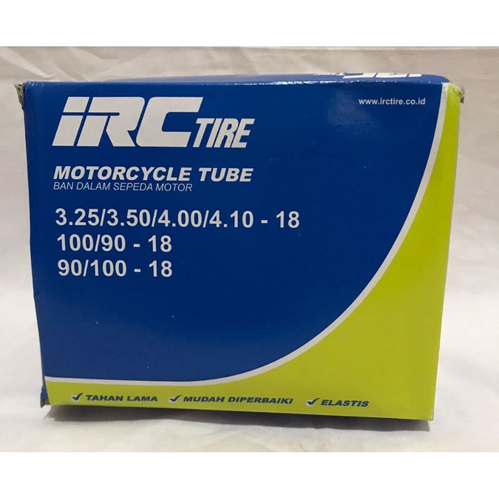BAN DALAM MOTOR RING 18 325/350/400/410-18 100/90-18 90/100-18 CROSS ORIGINAL IRC