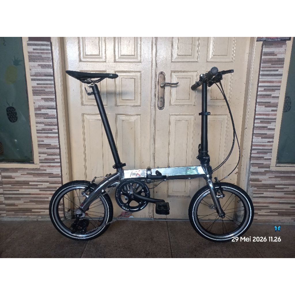 sepeda lipat Fold X Chrome
