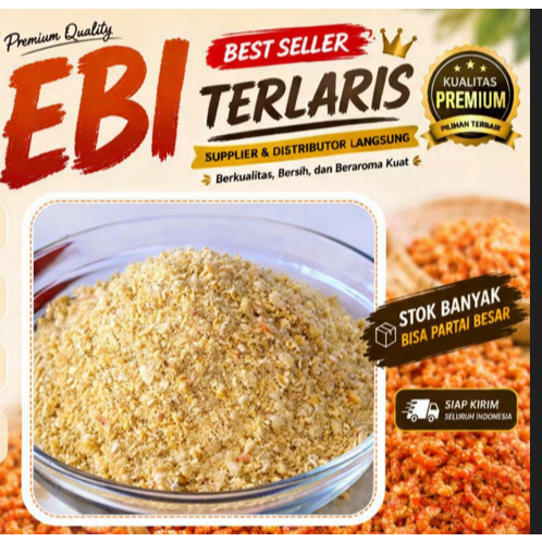 BUBUK EBI | BUBUK UDANG KERING EBI Cocok untuk Pakan, Campuran Pakan & Kebutuhan Olahan