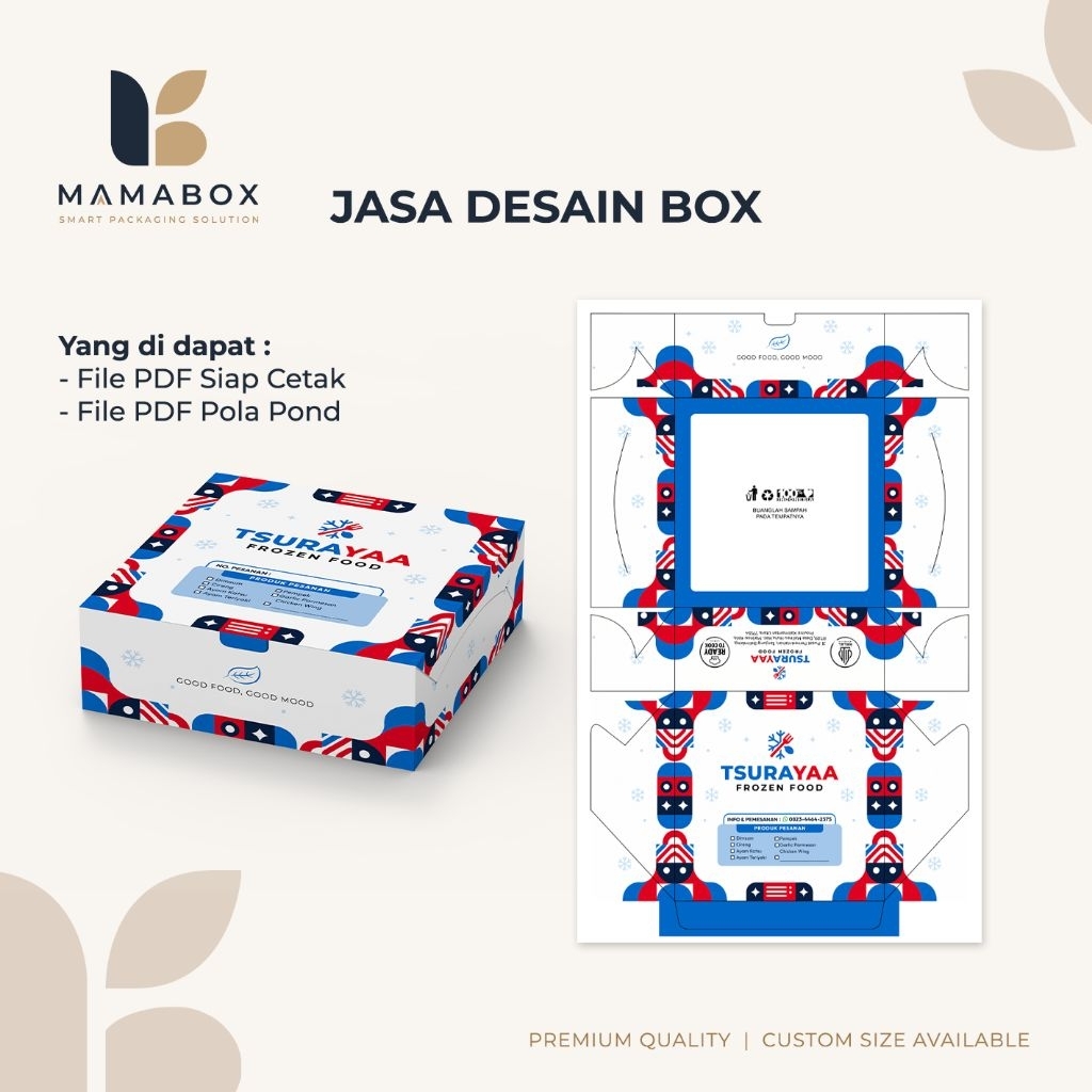 JASA DESAIN BOX CUSTOM UNTUK MAKANAN