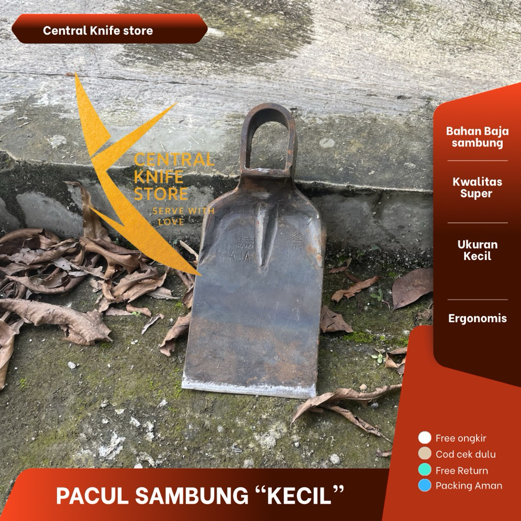 Pacul cangkul kholik Bali - Cangkul dangir - Cangkul Sambung Baja ukuran KECIL
