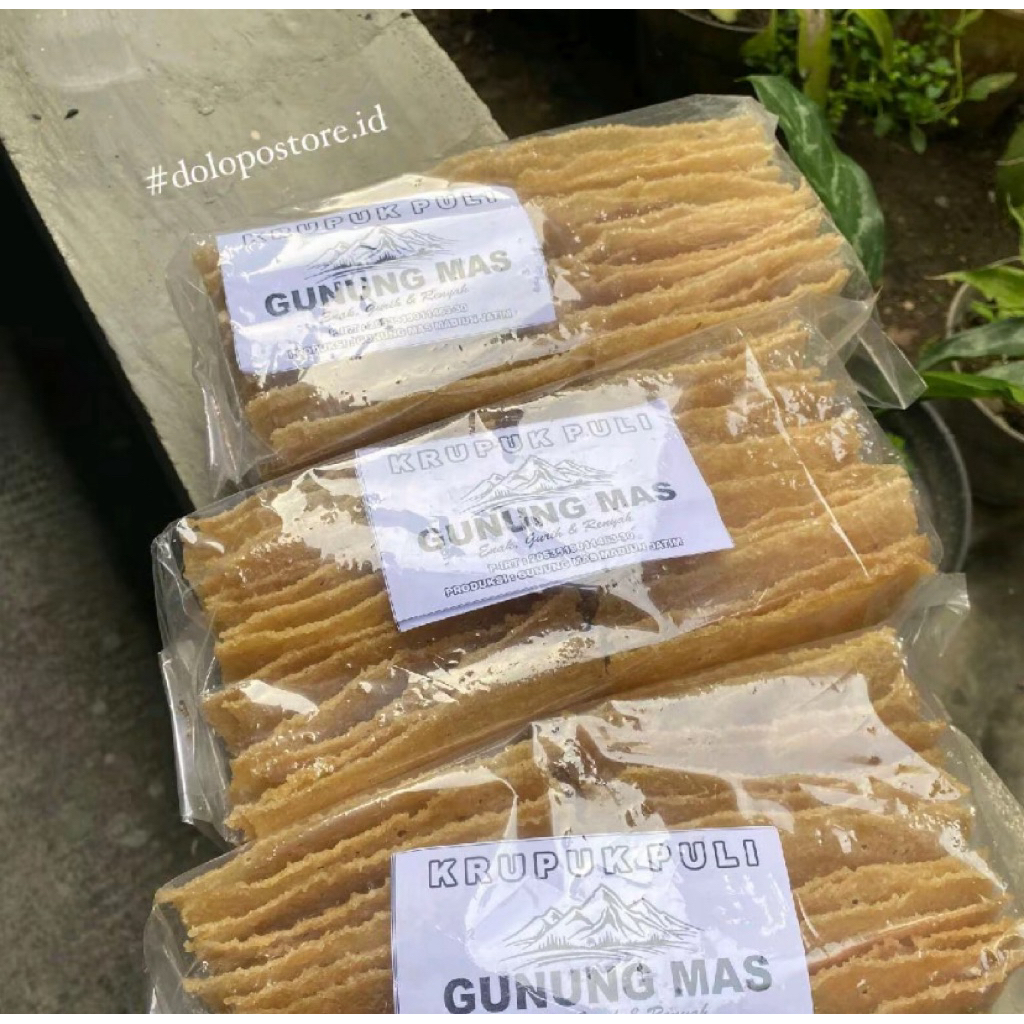 TERLARIS - Kerupuk Puli/Lempeng Khas Madiun Gurih Renyah Asli Madiun