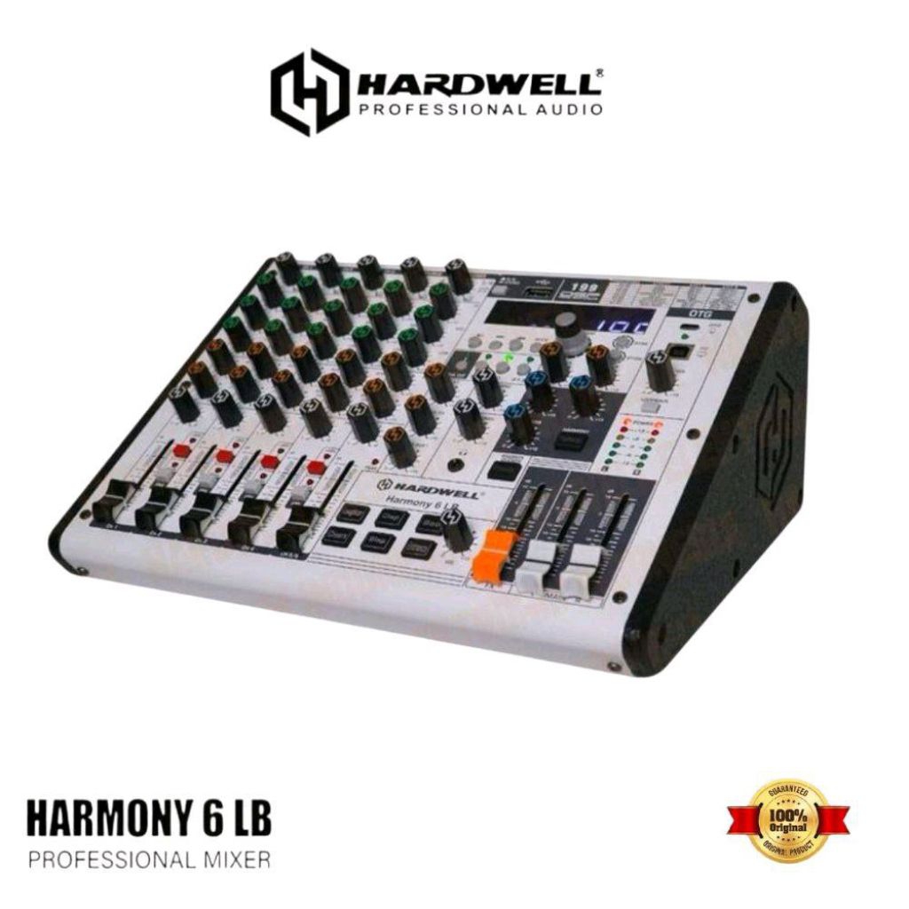 Mixer Hardwell Harmony 6 LB With Loopbavk Key Control 199 DSP 6 Channel Original