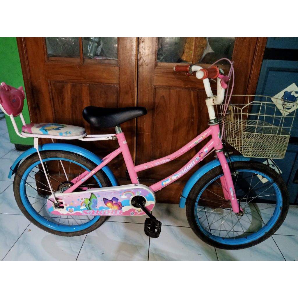 SEPEDA ANAK UKURAN 18 SEKEN