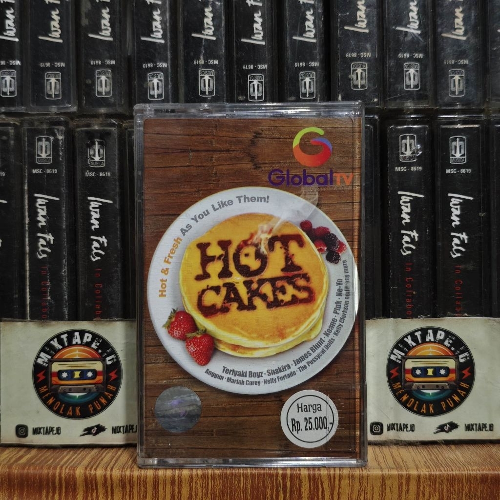 Kaset - Hot Cakes - Kompilasi Barat - Mariah Carey, The Pussycat Dolls, Shakira, James Blunt, Nelly 