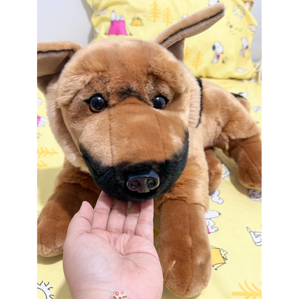 Boneka Herder German Sheperd Jumbo 50 Cm Cutting Brand