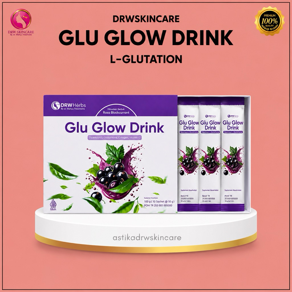 Drw Skincare Glu Glow Drink L-Glutation Mencerahkan dari Dalam