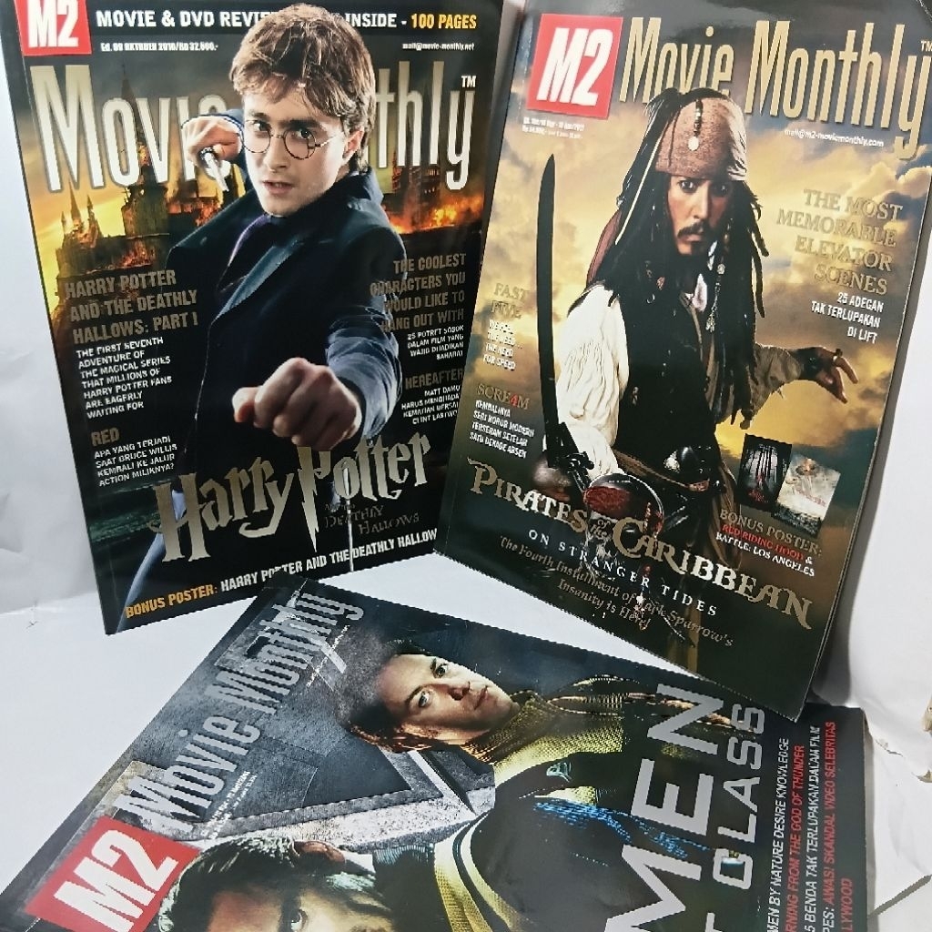 Majalah M2 MOVIE MONTHLY Harry Potter