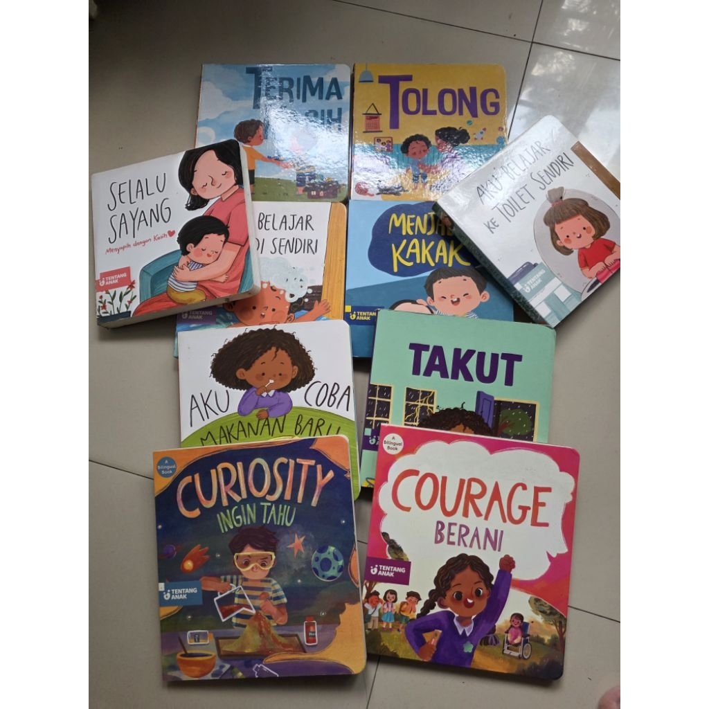 Preloved buku tentang anak berbagai judul