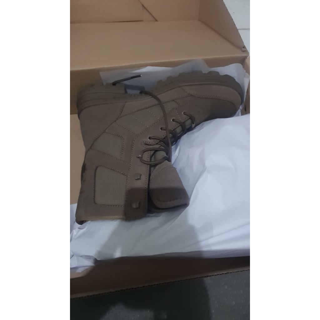 Sepatu PDL Coklat brown Kopassus Asli Jatah Cartenz/C+
