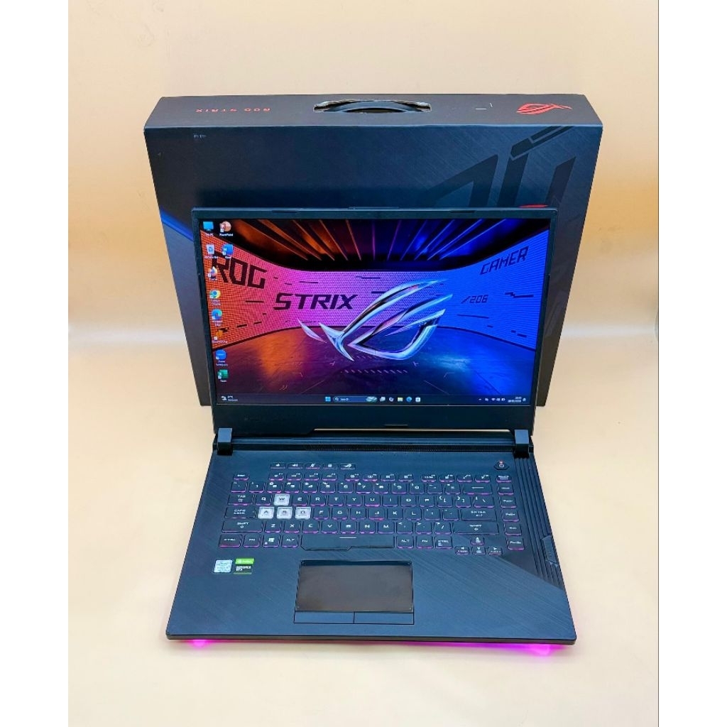 Laptop Gaming ASUS ROG Strix G531GD Core I5 9300H Nvidia Gtx 1050 Ram 8 SSD 512 RGB Fullset