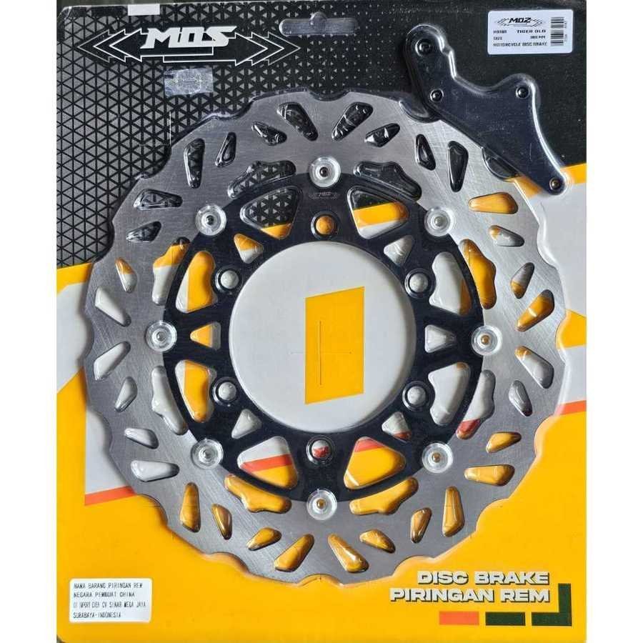 Disc Brake Piringan Cakram Depan Lebar MOS 300mm Plus Breket Tiger Old Megapro New Verza Model Kemba