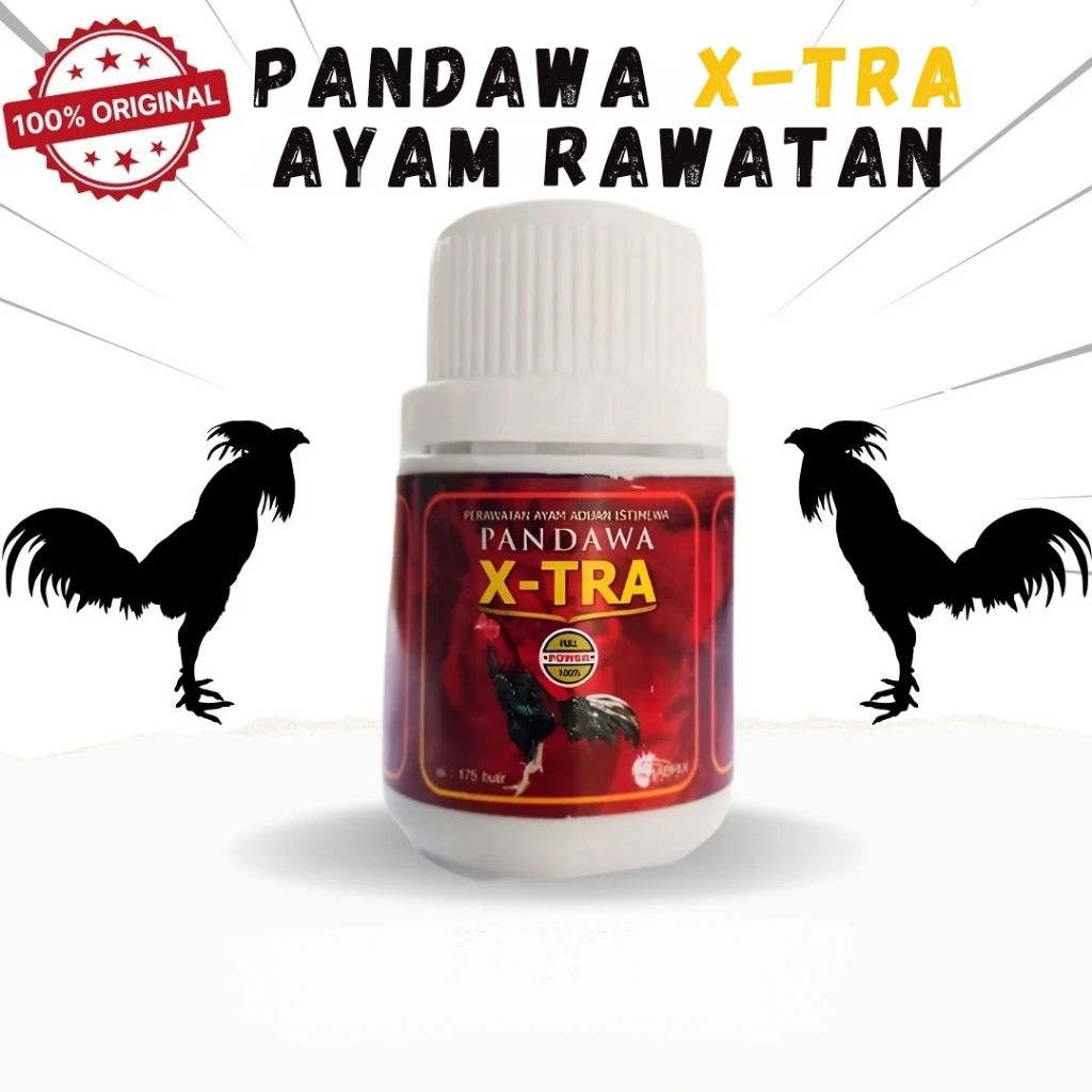 PANDAWA X TRA - Jamu Ayam Petarung Peningkat Agresivitas isi 175 PILL