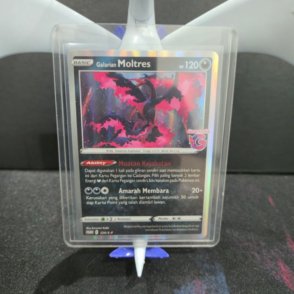 Galarian Moltres Holo Promo Gramedia 229/S-P Pokemon IND