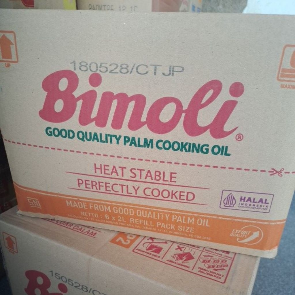 minyak goreng sawit bimoli 1 dus 2L x 6pouch