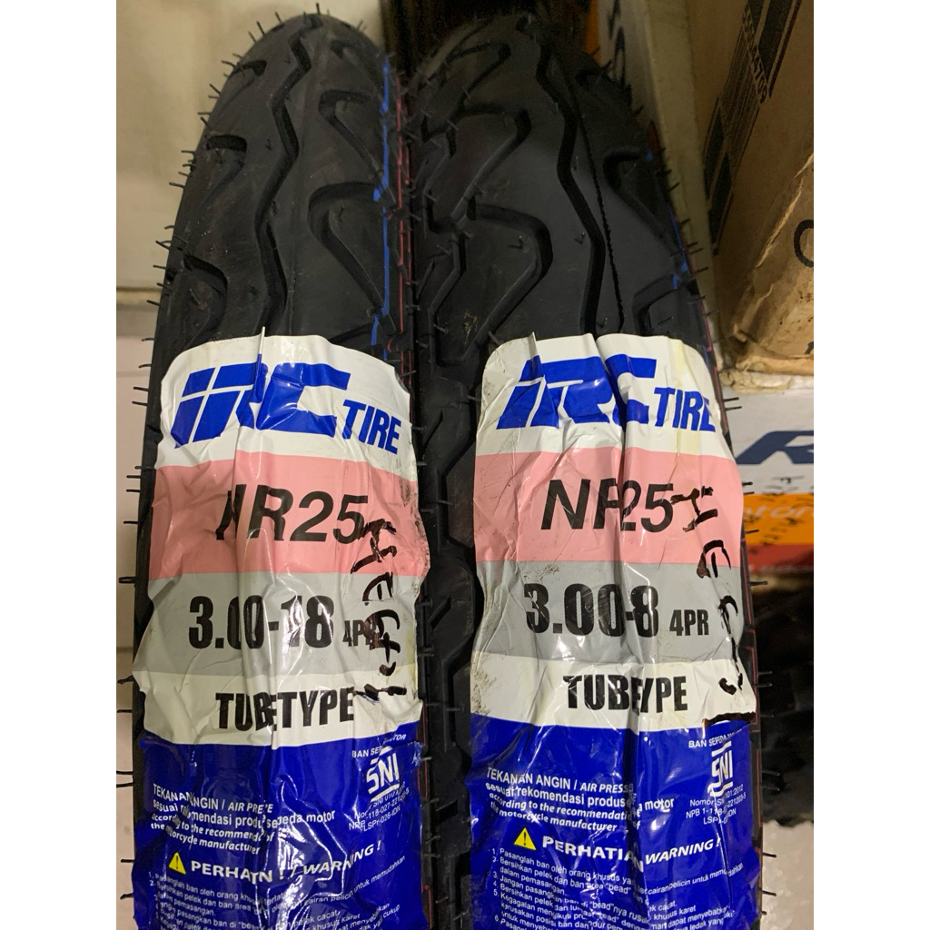 Ban Irc Nr25 275-18 Ban 300-18 Ban Montor Scorpio Rxking Thunder Megapro Ninja Versa Rxz Tiger Ban R