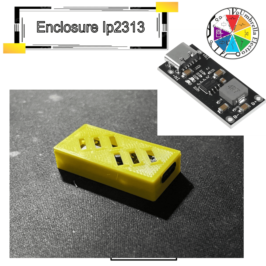 Enclosure modul ip2312 case modul ip2312 3d printed part