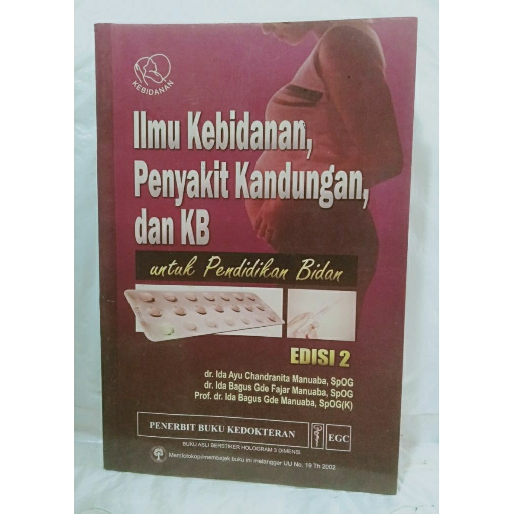 BUKU ILMU KEBIDANAN PENYAKIT KANDUNGAN dan KB