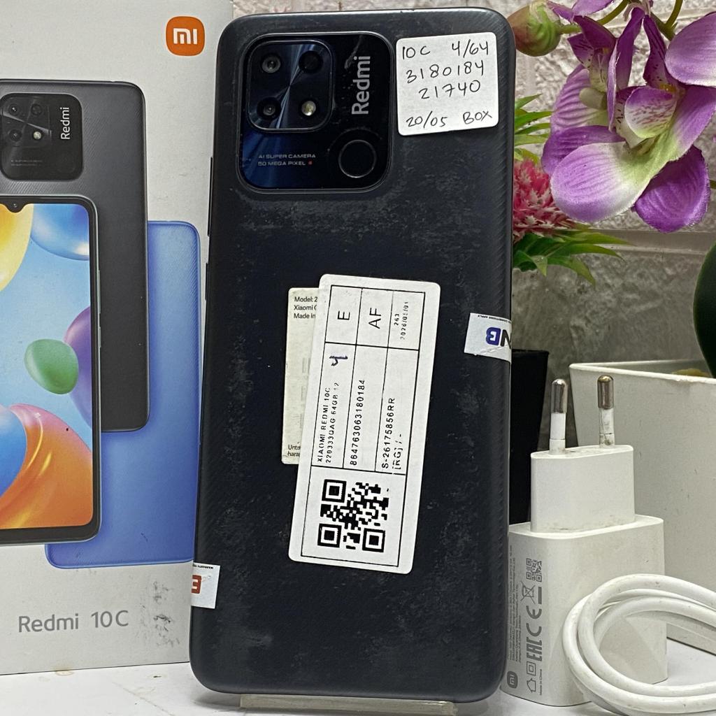 Xiaomi Redmi 10C 4/64GB Fullset Bekas Baca Deskripsi Iklan