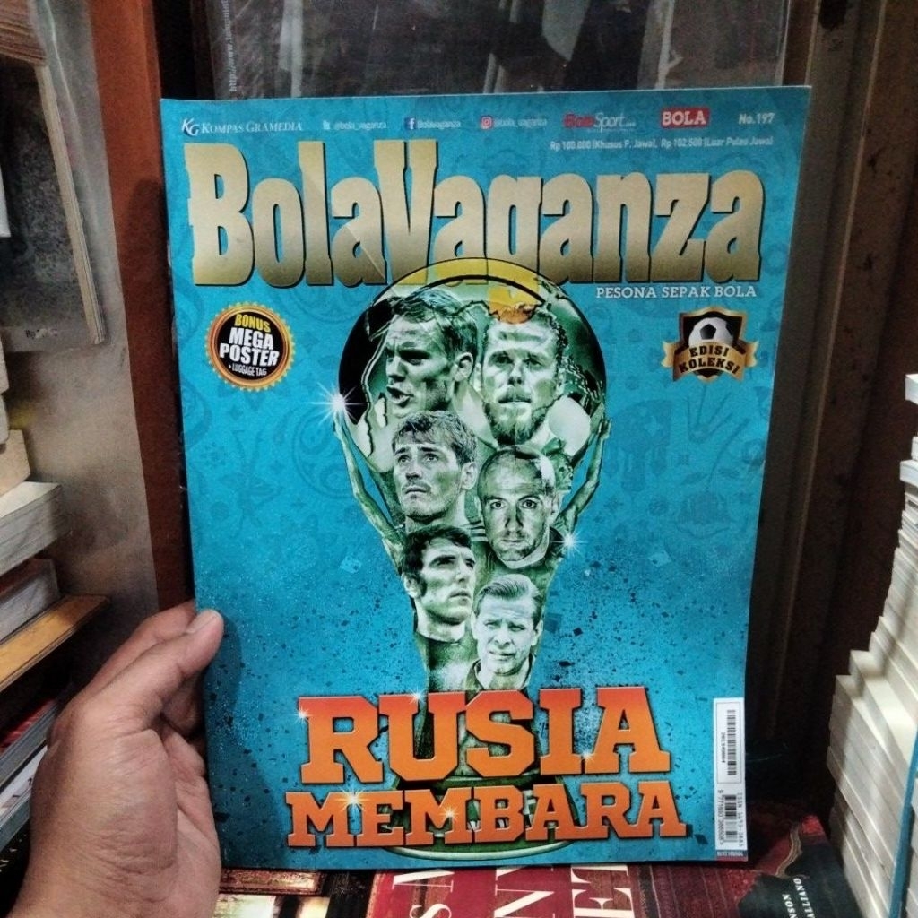 majalah bola vaganza edisi koleksi 2018