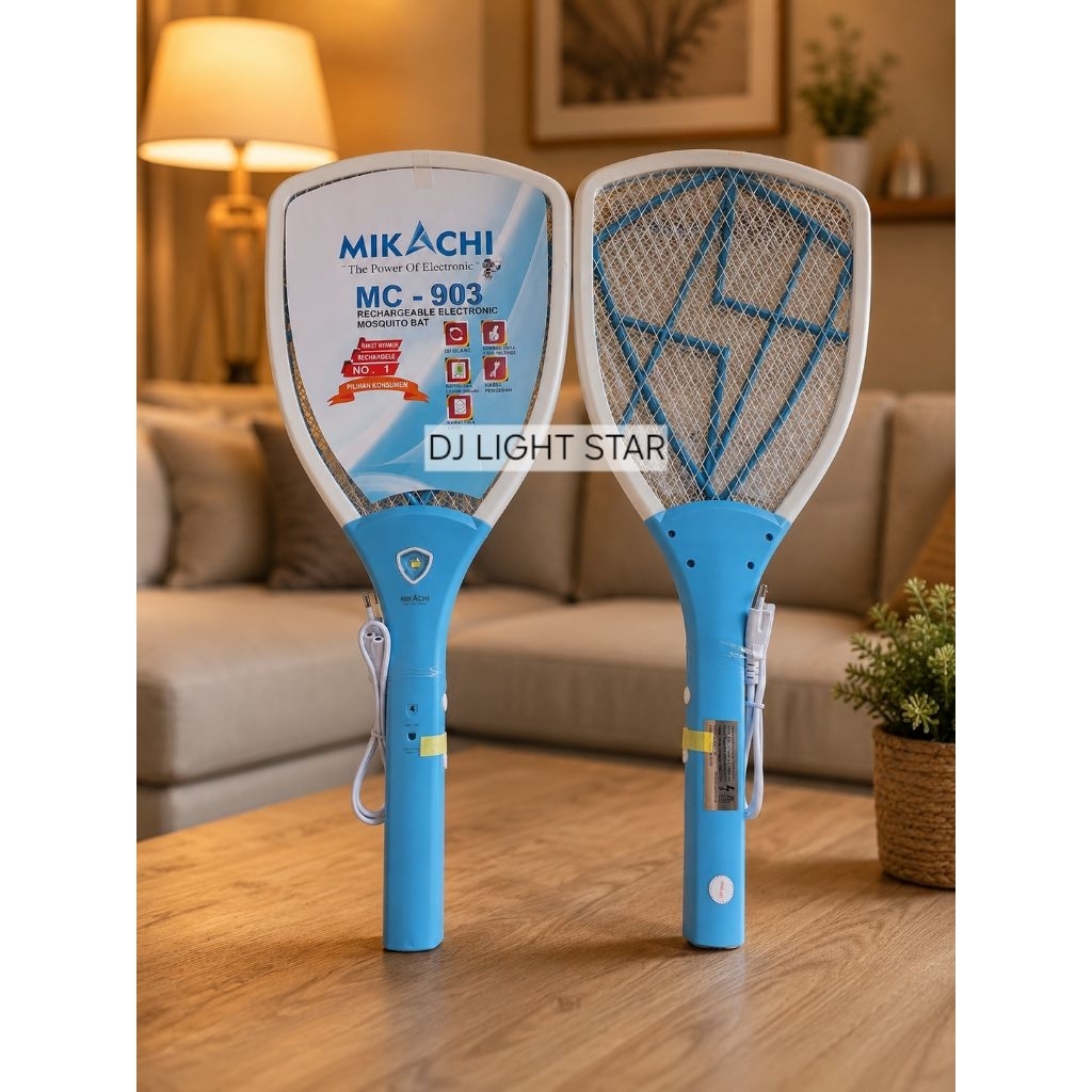 Raket Nyamuk Mikachi MC-903 RECHARGEABLE ELECTRONIC MOSQUITO BAT