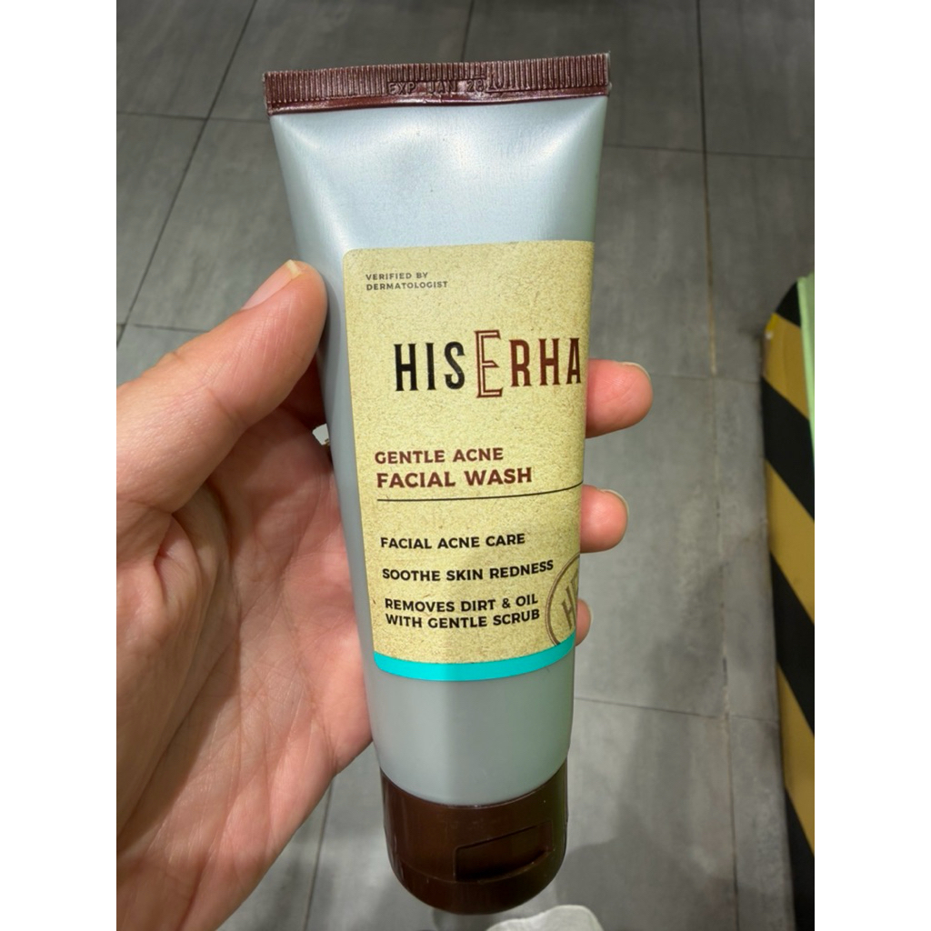 HIS ERHA BOOSTER FACIAL WASH 100GR. HIS ERHA GENTLE ACNE FACIAL WASH 100GR