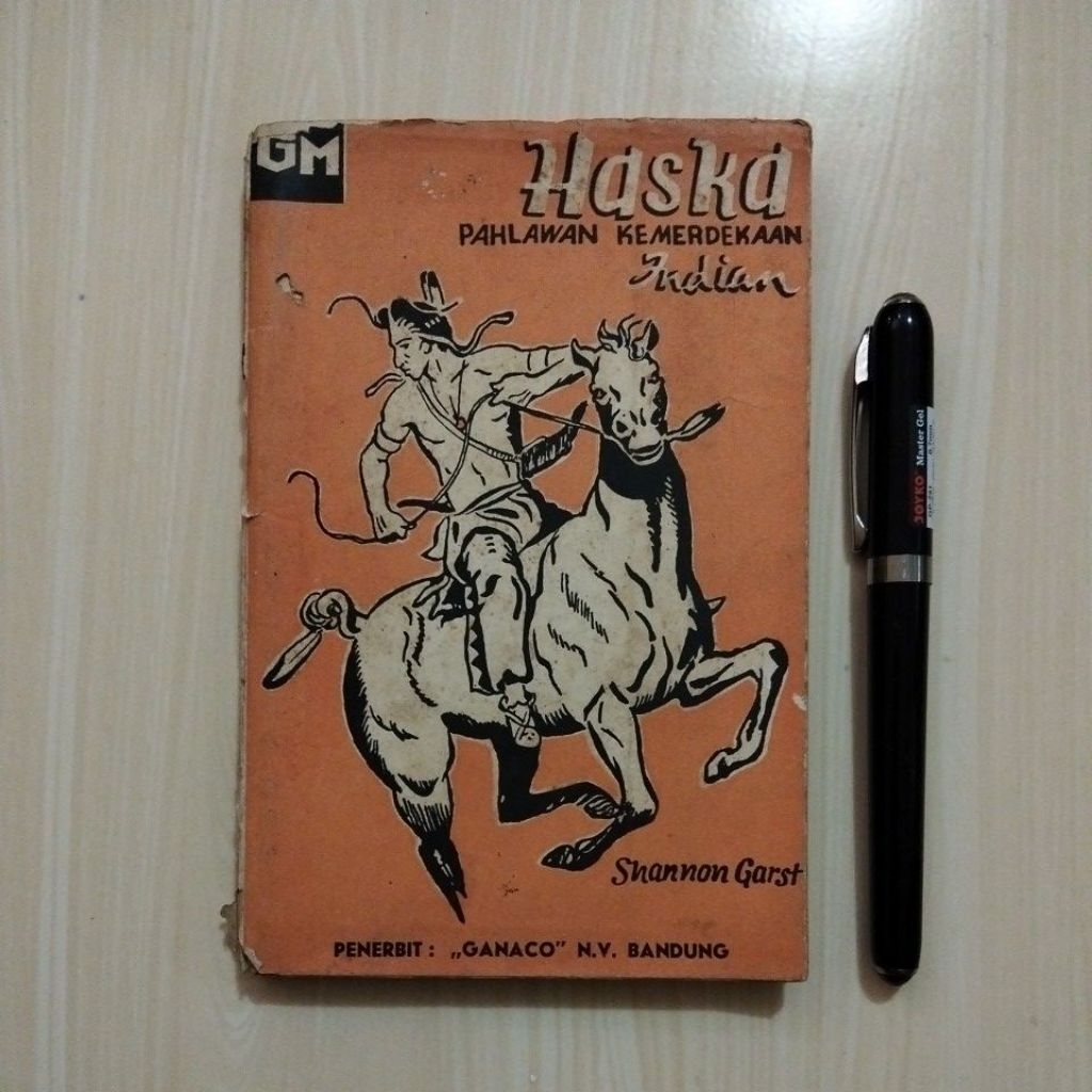 HASKA - PAHLAWAN KEMERDEKAAN INDIAN - PENERBIT GANACO N.V. BANDUNG, 1966 - Buku Lawas Bekas Murah Or
