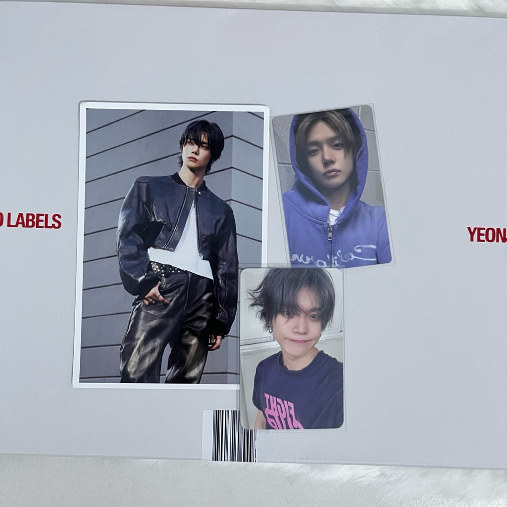 YEONJUN - NO LABELS 01 official photocard weverse ver lucky draw postcard album choi yeonjun txt