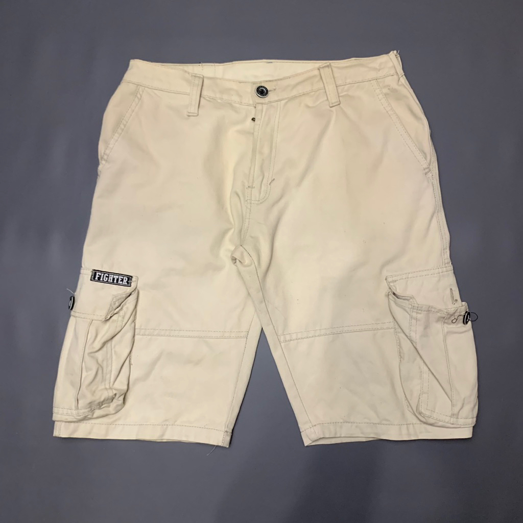 celana cargo pria cream (second)