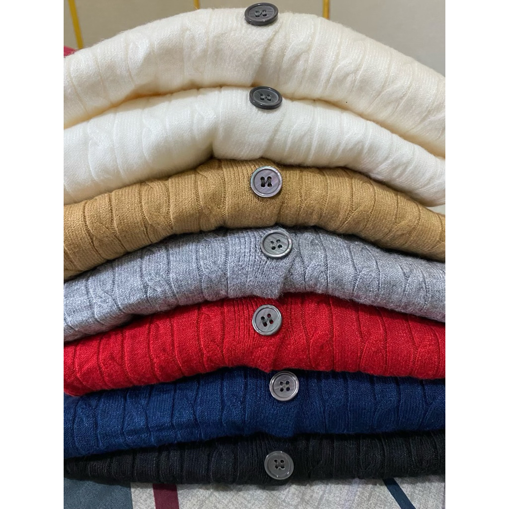 Kardigan knit olop olop daily korea