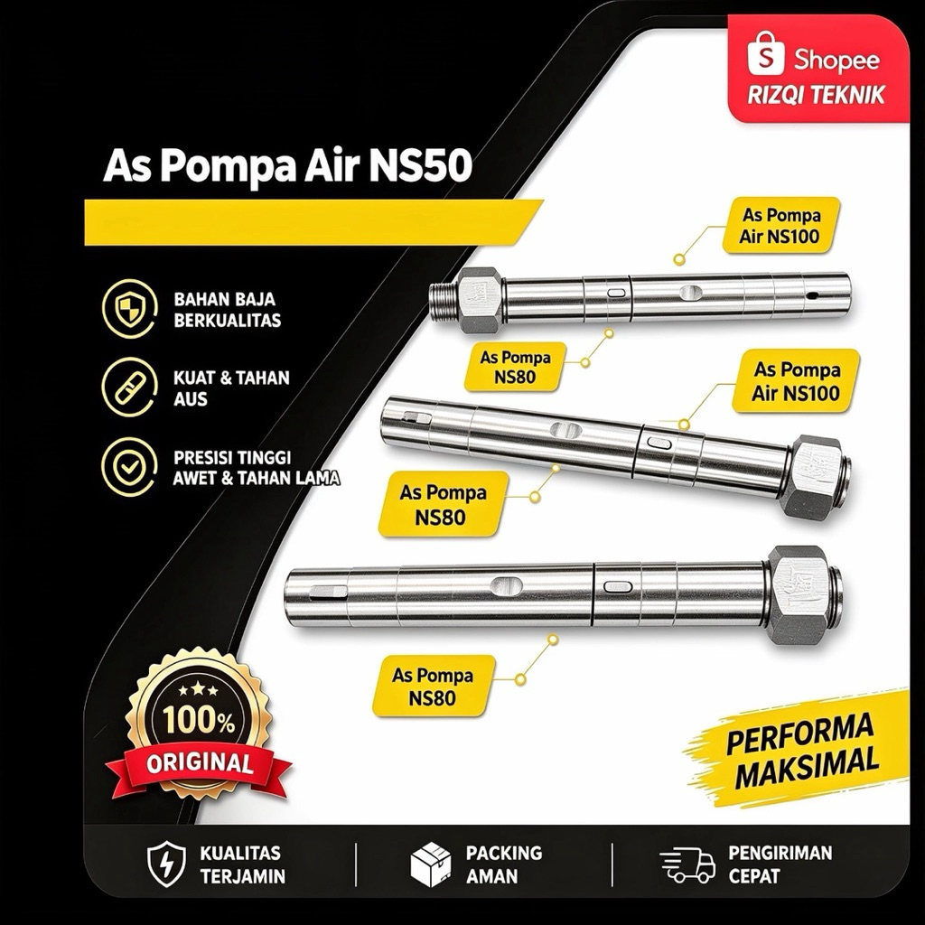 AS POMPA AIR/SHAFT POMPA AIR NS50 NS80 NS100