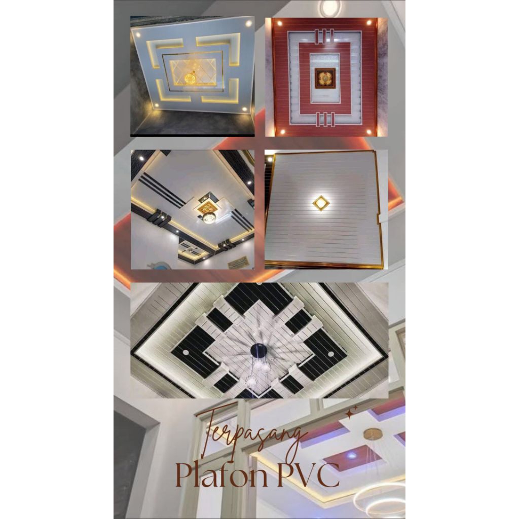Menerima terpasang plafon PVC dan interior rumah include bahan dan jasa se-jabodetabek