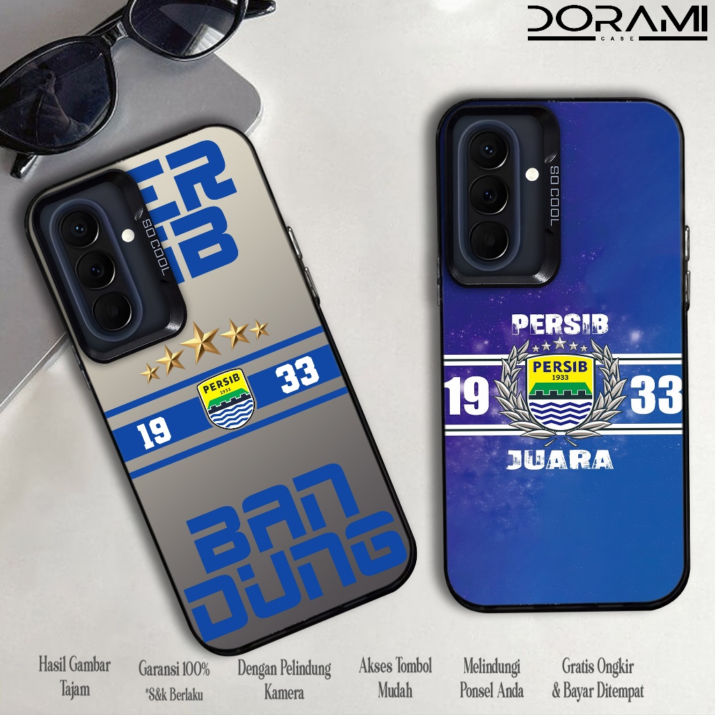 Case SAMSUNG A57 ( PERSIB ) Softcase Hybrid IMD Plate Polycarbonate Hologram Premium So Cool - Casin