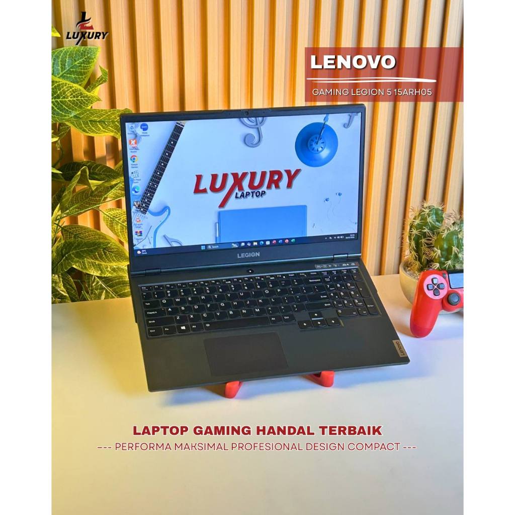 LAPTOP GAMING LENOVO LEGION 5 15ARH05H AMD RYZEN 7 NVIDIA GEFORCE RTX 2060 SSD 512GB RAM 16GB SECOND