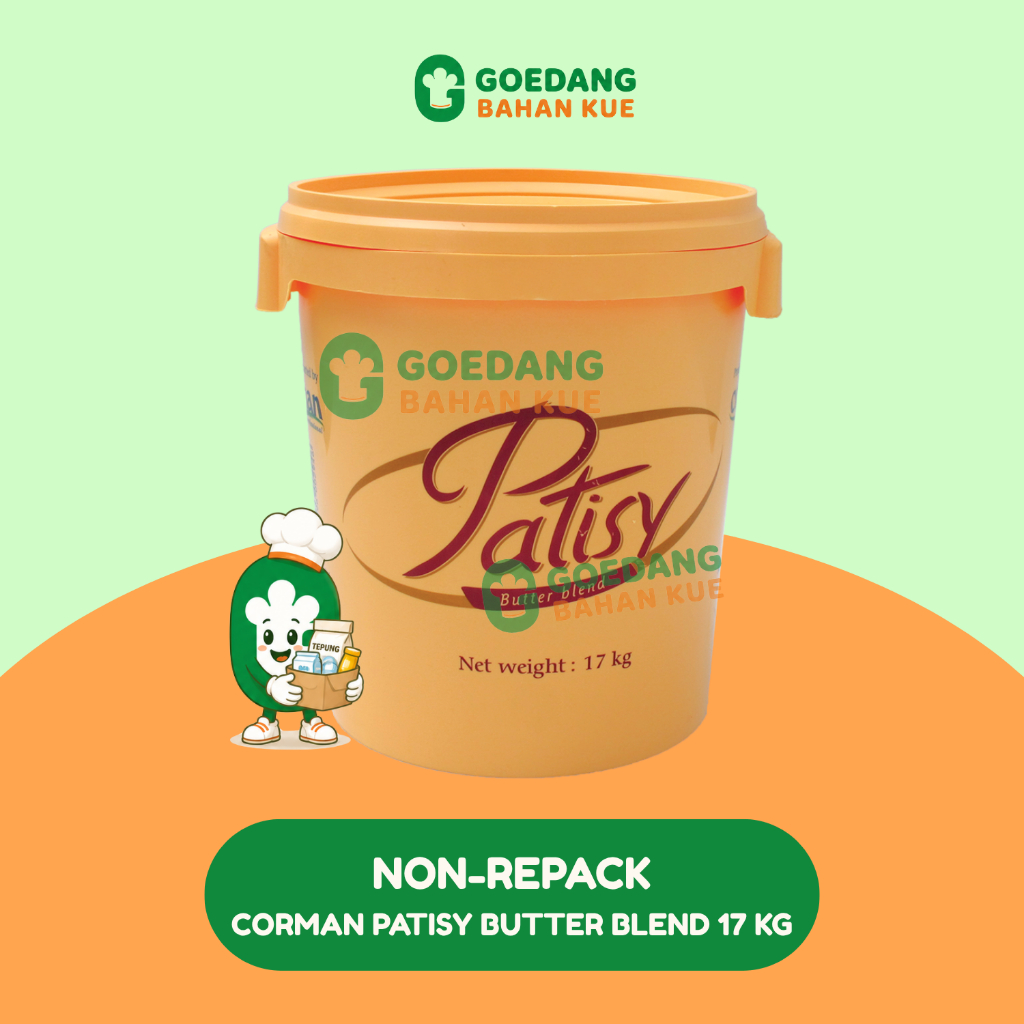 [PAIL = 17 KG] CORMAN PATISY / BUTTER BLEND 17 KG (PAIL)