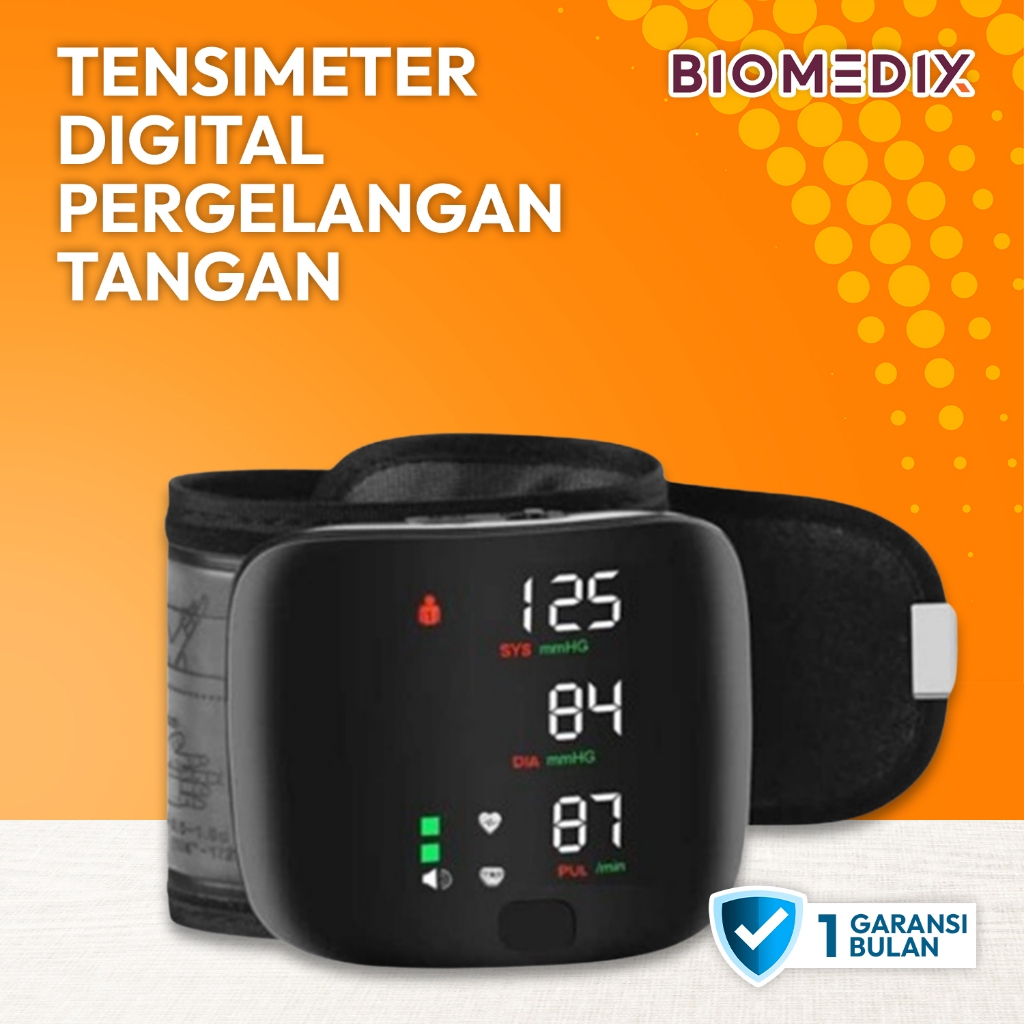Alat Cek Tekanan Darah Otomatis Tensi Meter Digital / Gelang Tensi Darah Digital / Tensi Digital Per
