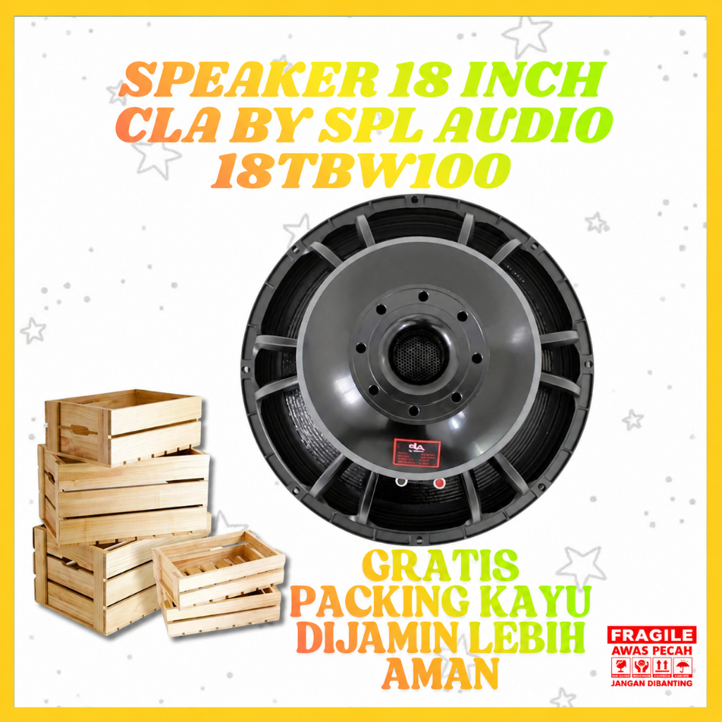 Speaker 18 Inch CLA By SPL Audio 18TBW100