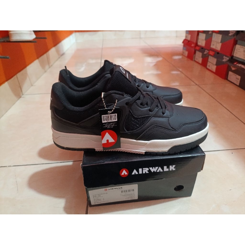 Airwalk Delta Snakers/Casual/Fashion shoes( black)