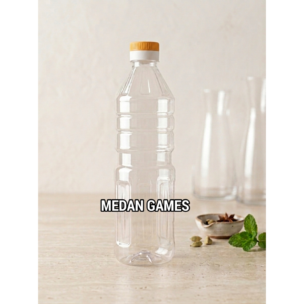 Botol Plastik 1000 ml isi 60 pcs per Bal Tutup Segel Jumbo, Ramping & Siap Isi