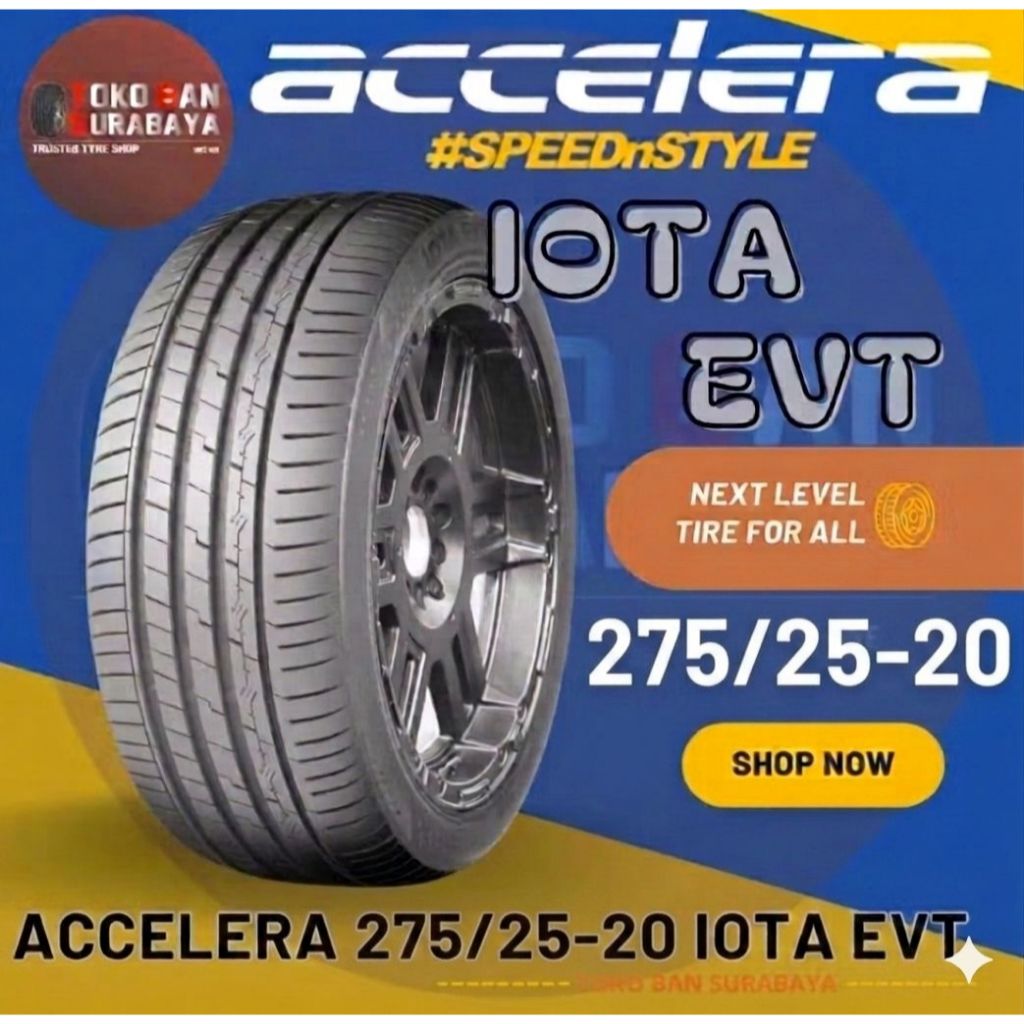Ban Accelera 275/25 R20 27525R20 27525 R20 275/25R20 275/25/20 R20 R 20 IOTA EVT