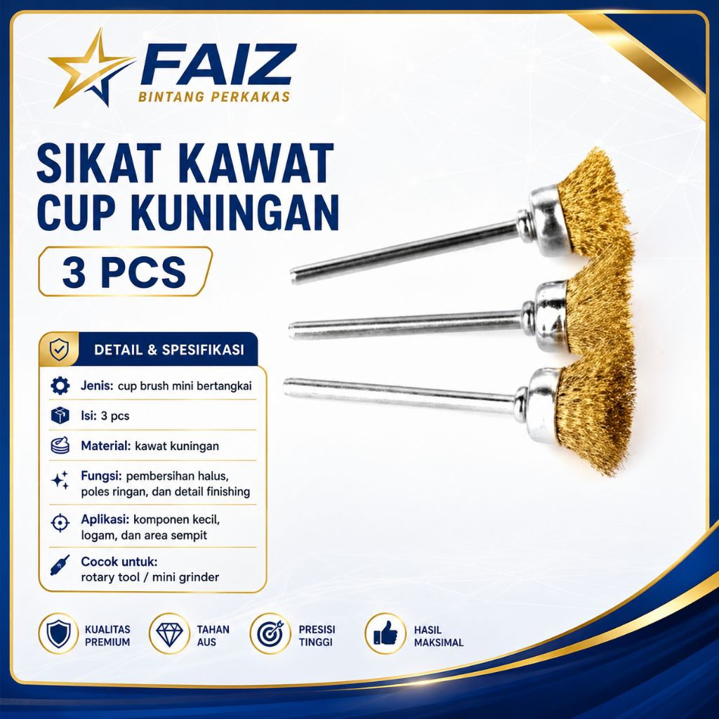 Mata Bor Sikat Kawat Mini drill Mini Grinder Bowel