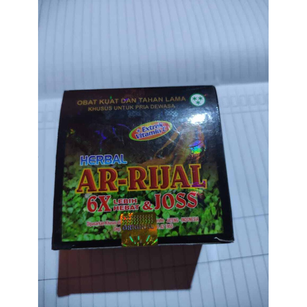 ar rijal herba terlaris asli original 100% manjurr bagus untuk kebugaran tubuh