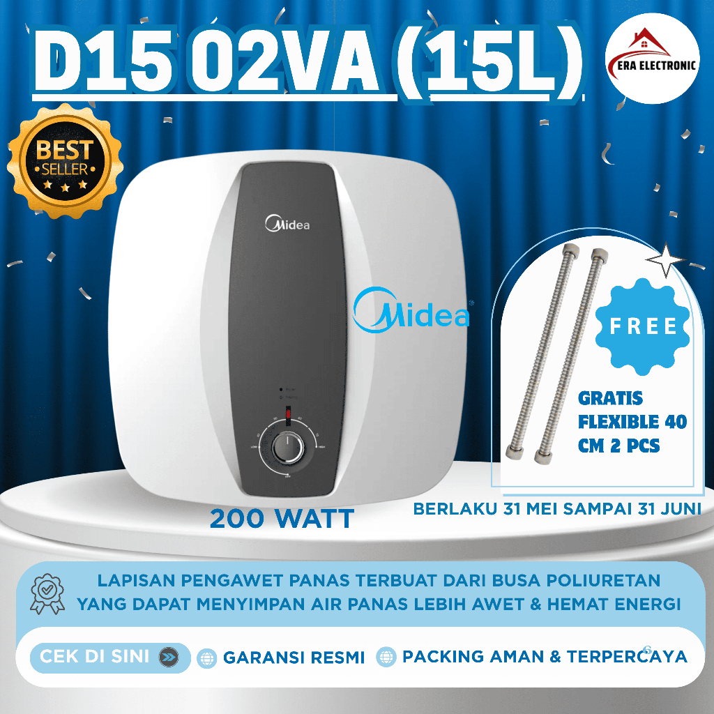 Midea D10-02VA Pemanas Air Listrik - Water Heater